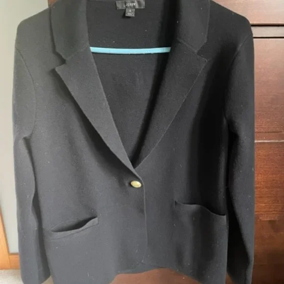 Crew Jackets Coats J Crew Camille Shrunken Sweater Blazer